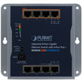 Industrial 8-Port GbE Wall-mounted with 4port PoE+