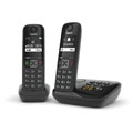 Téléphone numérique - Gigaset Duo noir  AS690A