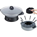 Wok Et Fondue - inox  1200w - WK302013
