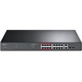 Switch 16 ports PoE+ 10/100 Mbps + 2 ports Gigabit