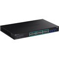 Switch PoE+ Gigabit à 28 ports avec slots SFP+ 10G